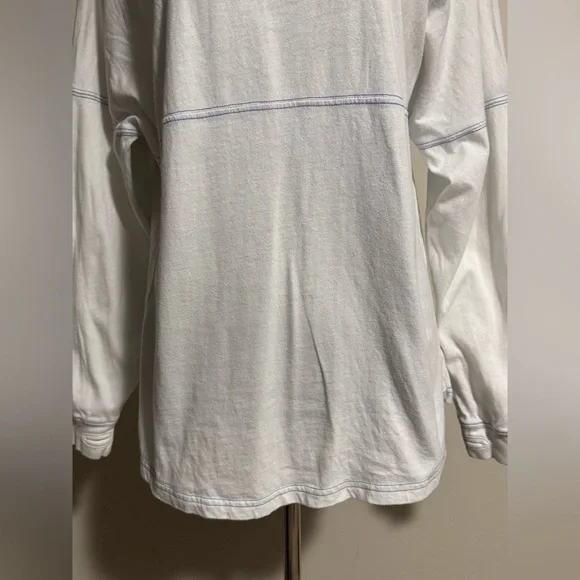 EUC Saturday Down South Blue & White Bud Light Graphic Long Sleeve size small - Picture 4 of 10